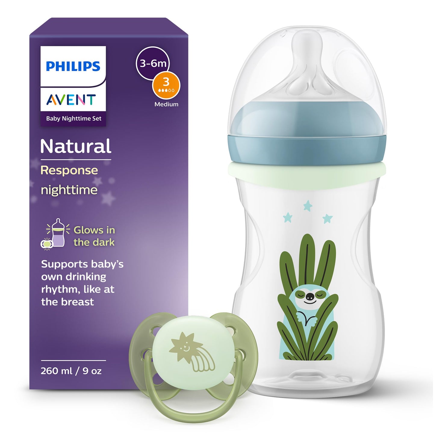 Philips Avent Natural Response Nighttime Set