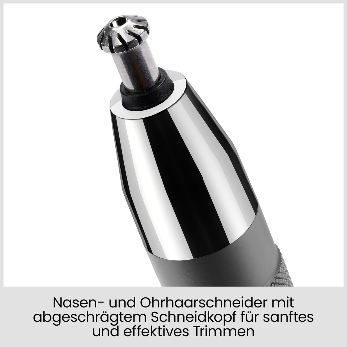 BaByliss Super-X Metal Precision Detail Trimmer – 3-in-1 Nose, Ear & Eyebrow Trimmer, 2 Attachments, 2 Comb Attachments, Battery Operated – E116E