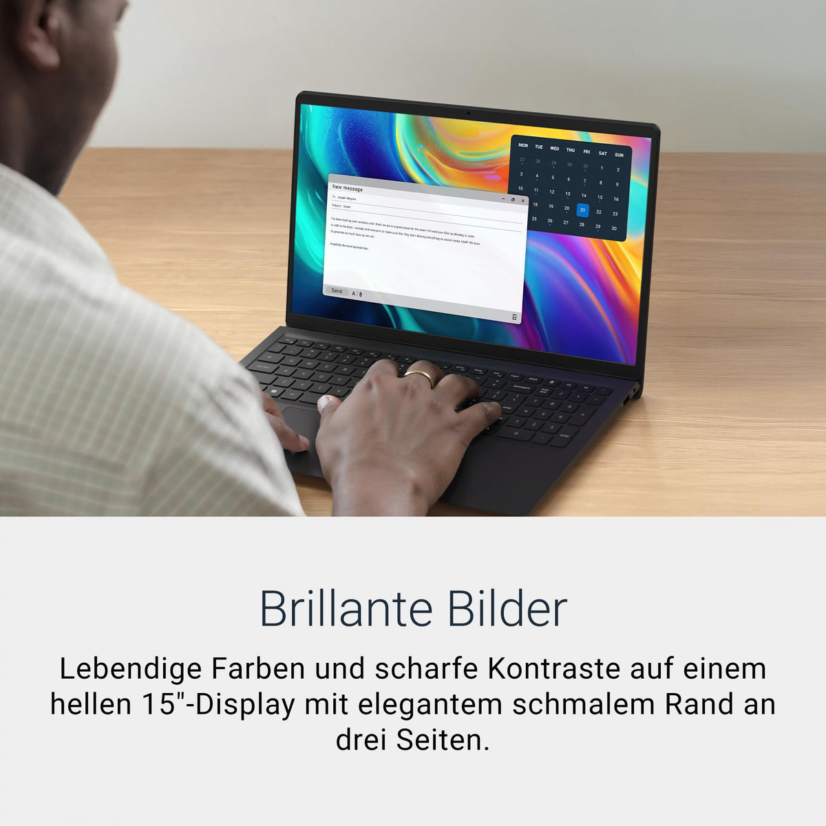 Dell 15 Laptop - AMD Ryzen 5 130, 8GB DDR5, 512GB SSD - DD15265-A596BLK-PDE