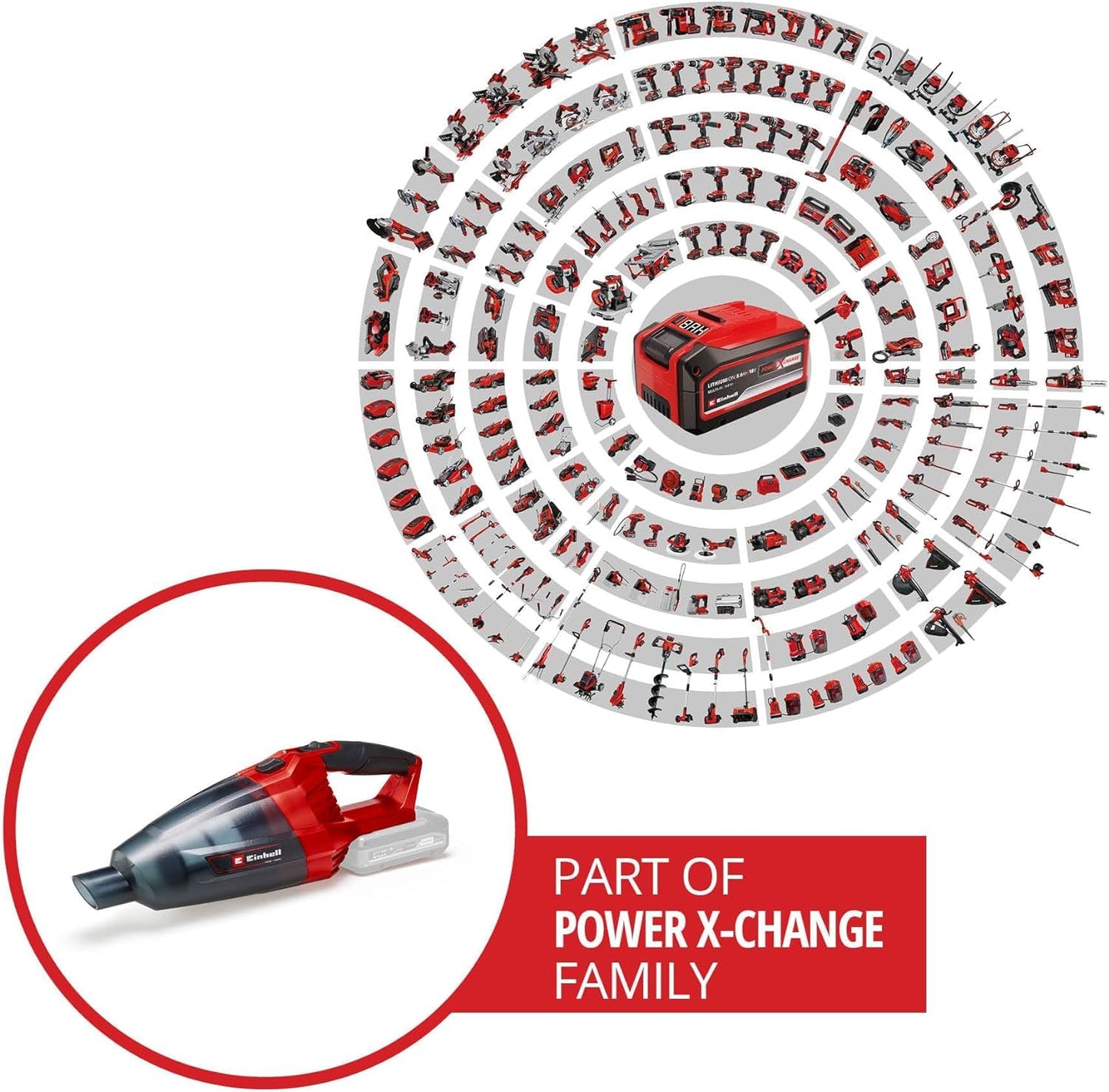 Einhell cordless hand vacuum cleaner TE-VC 18 Li-Solo Power - 2347120.00