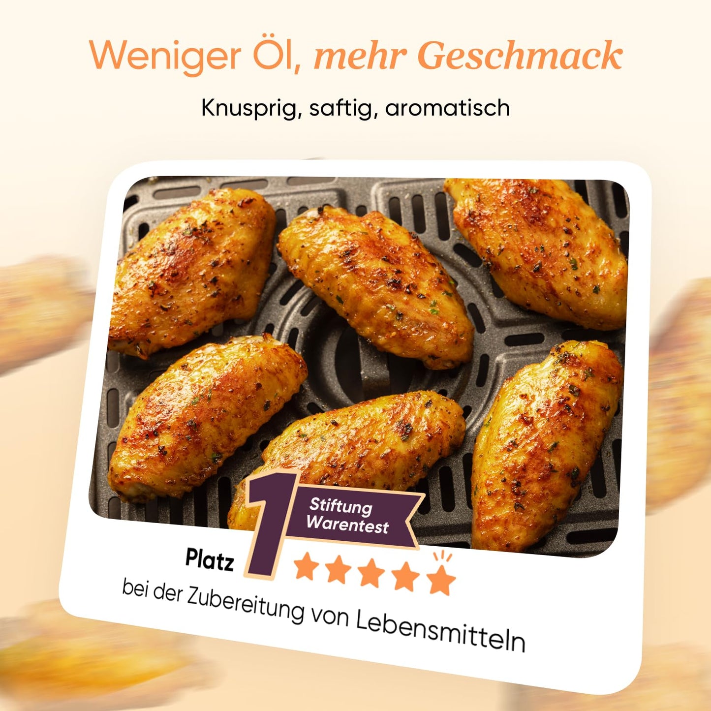 COSORI hot air fryer 2 chambers, test winner from Stiftung Warentest, 8.5 L 6-in-1 air fryer with viewing window, black and white - CAF-R904-AEU