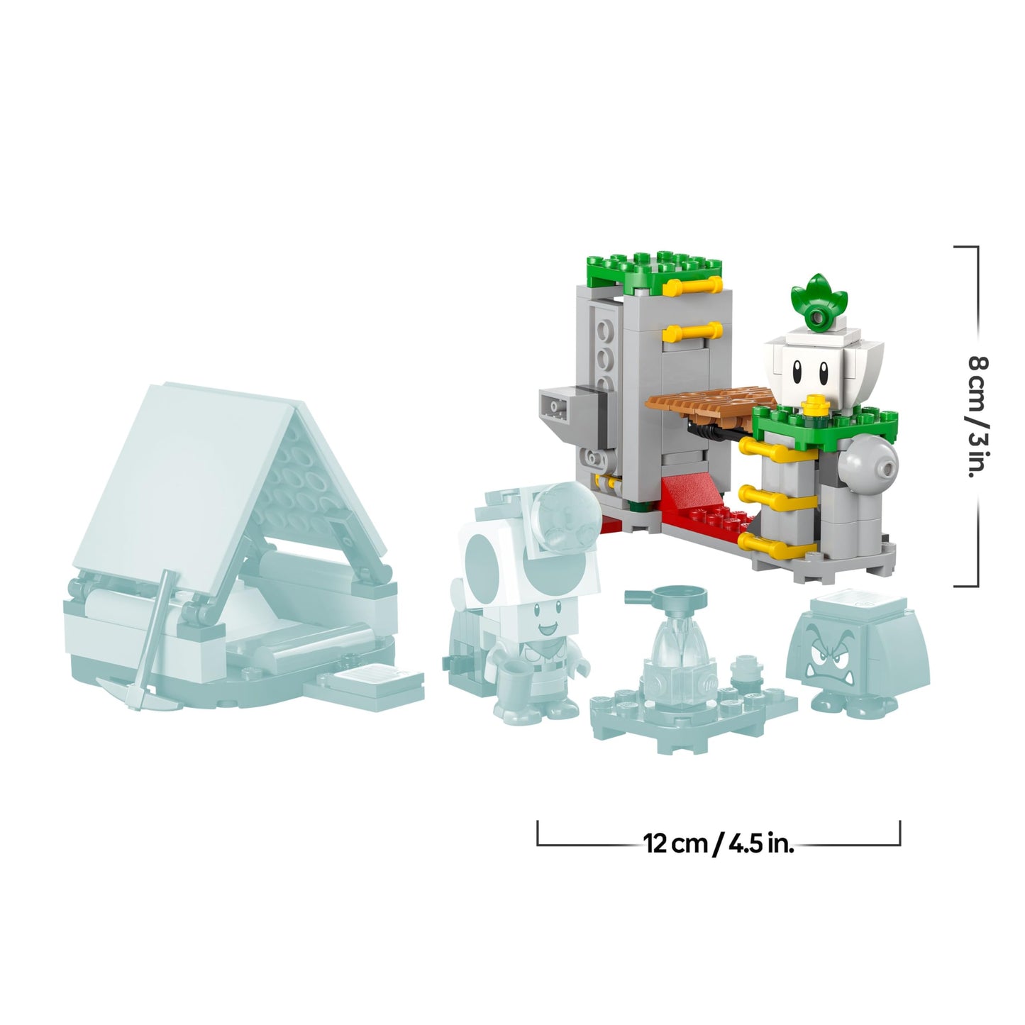LEGO Super Mario Captain Toad Camp - Interactive toy with 3 figures - Goomba, tent and collapsing bridge - children's souvenir - play set - gamer gift for boys and girls aged 6 and over - 72040