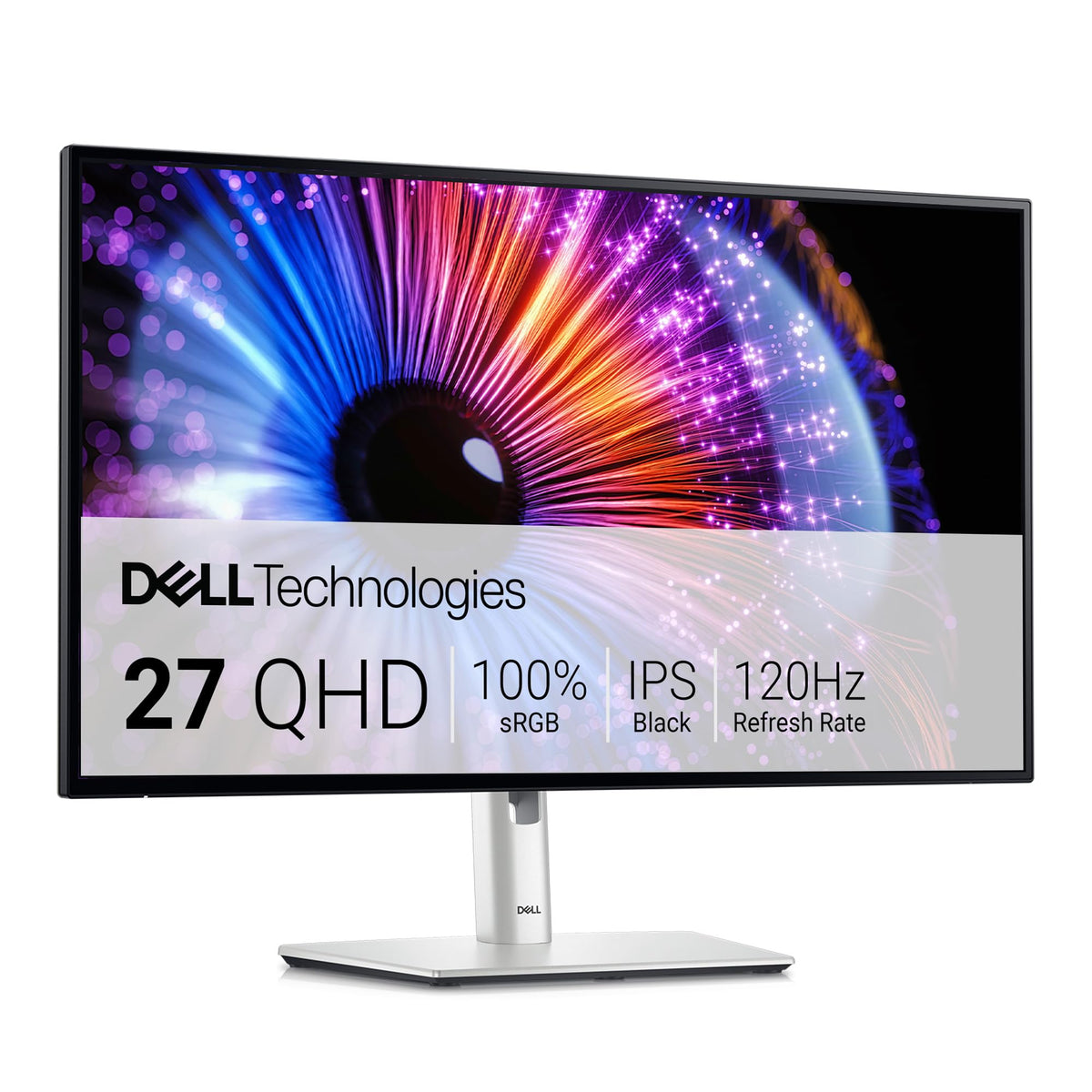 Dell UltraSharp 27 Monitor - U2724DE, QHD (2560x1440), 120Hz, IPS Black