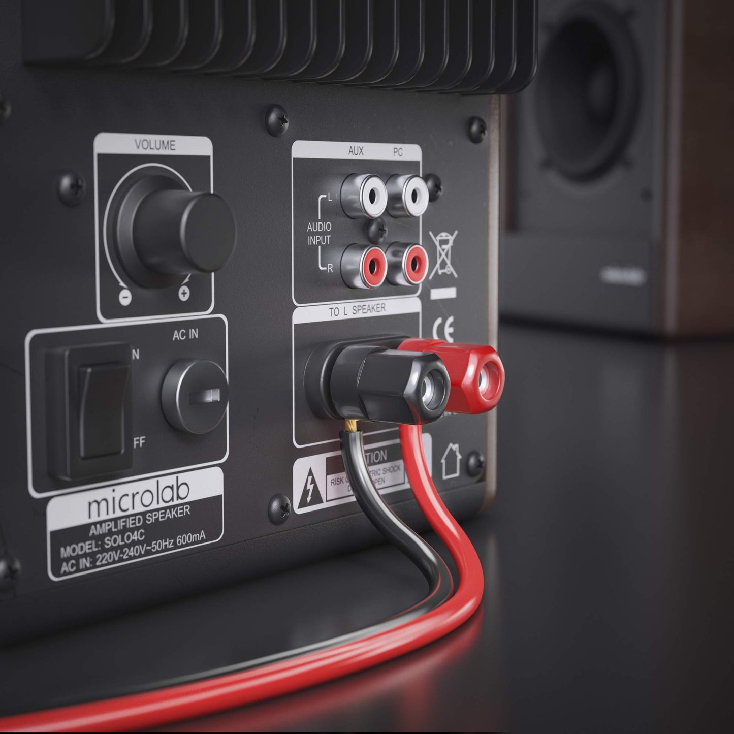 sonero® 100 meters 2x2.50mm² CCA speaker cable / speaker cable, color: red/black - S-SC2250RB-100