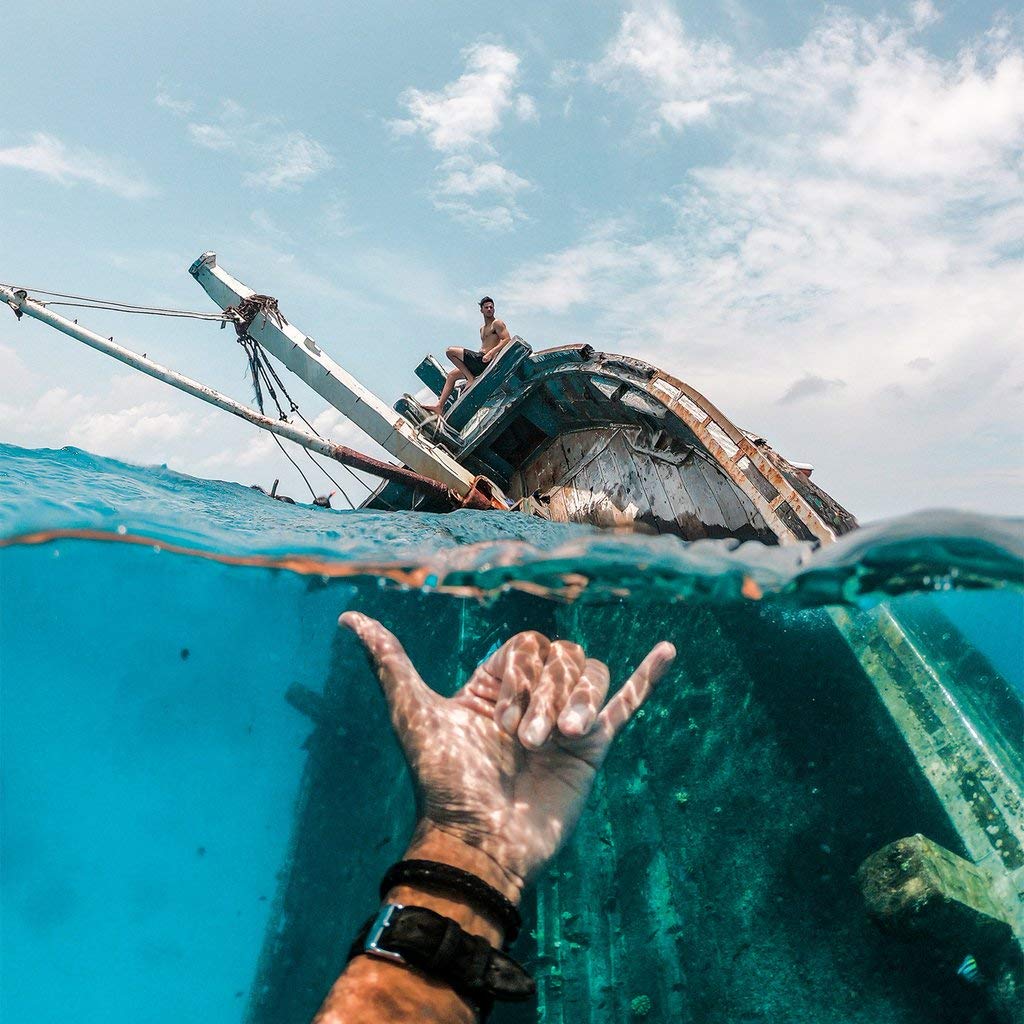 PolarPro - GoPro Hero 9/10/11/12 - Fifty-Fifty Dome - Sistem de calitate marină - impermeabil până la 10 metri - câmp vizual cu 30% mai mare - curățare sau schimbare fără unelte - PP-H9-FF