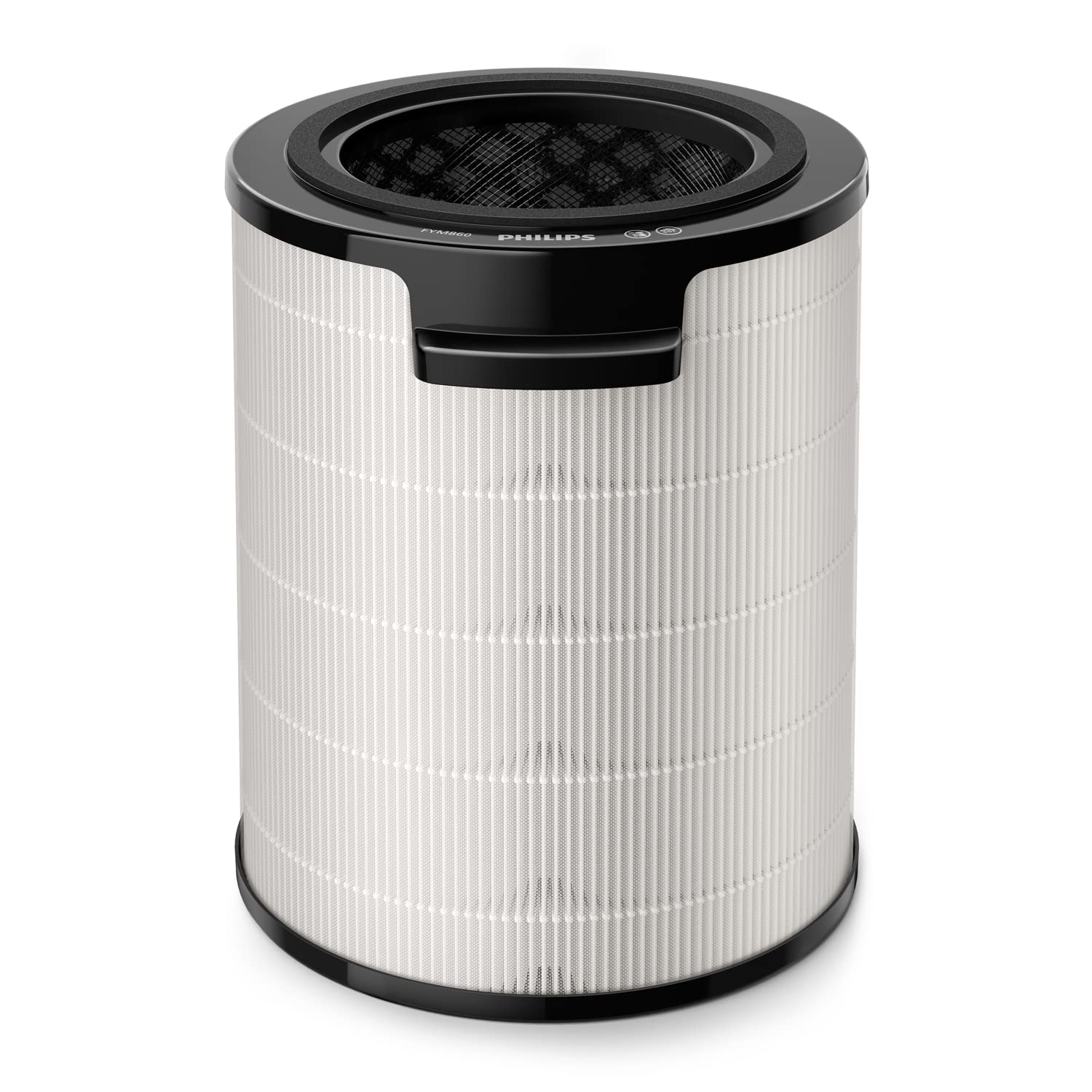 Philips replacement filter integrated 3-in-1 filter for air purifier AMF870 and AMF765, lifespan of 12 months, filters 99.97% at 0.003?m, pre-filter, HEPA, activated carbon, (FYM860/30)