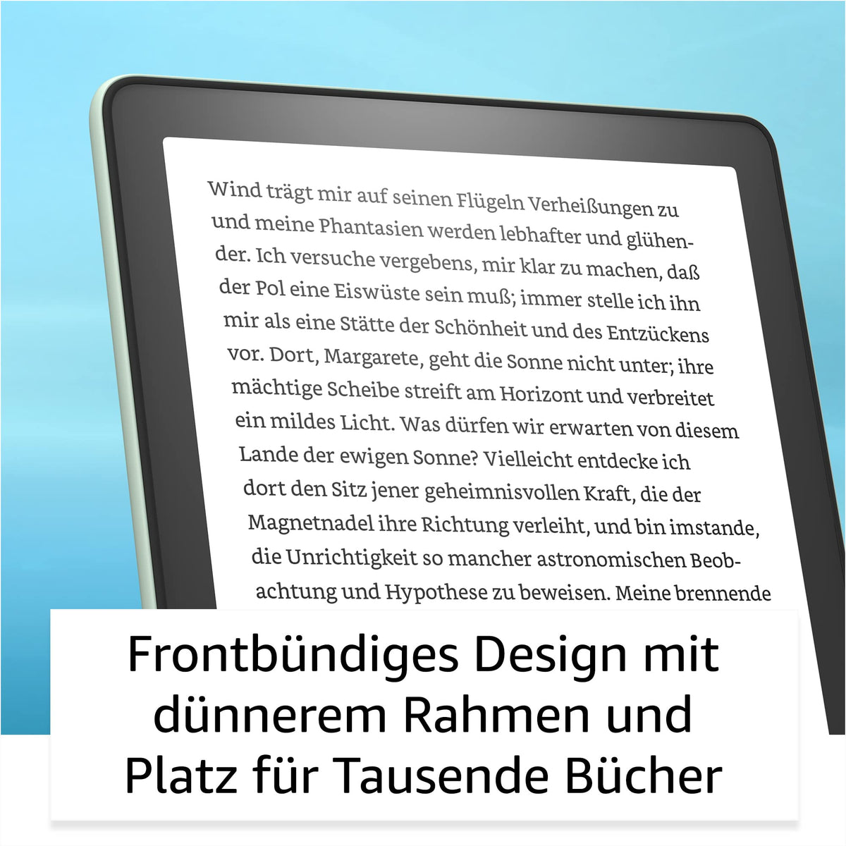 Certificat și recondiționat Kindle Paperwhite (16 GB) – Acum cu display de 6,8 inci (17,3 cm) și temperatură de culoare ajustabilă – cu reclame - Verde Agave - M2L3EK