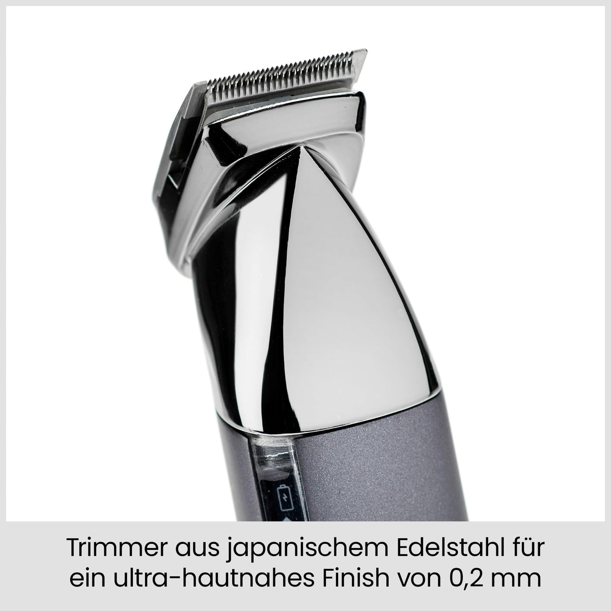 BaByliss Super-X Metal 15-in-1 Multi-Trimmer – Kit de îngrijire fără fir, inclusiv trimmer pentru barbă și tăietor de păr pentru nas, rezistent la apă, cadou pentru bărbați, argintiu/gri, MT996E