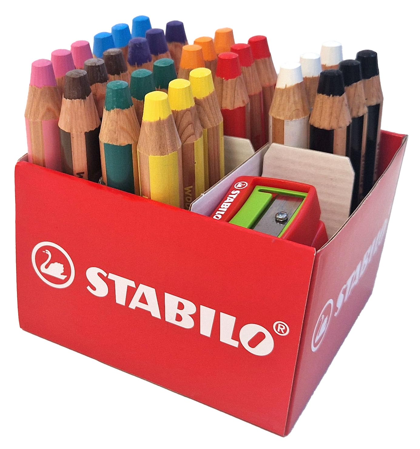 STABILO - colored pencil, watercolor & wax crayon - woody 3 in 1 - UK/880-30