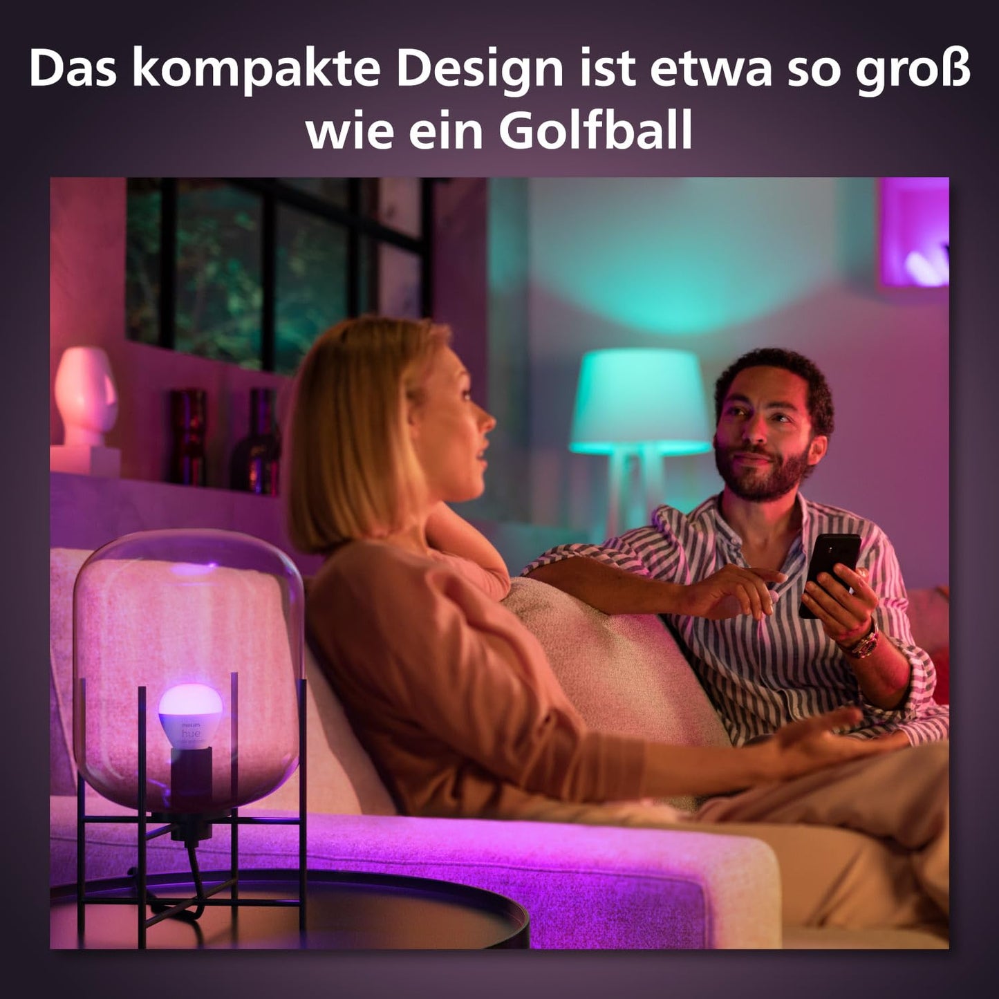 Philips Hue White and Color Ambiance Luster E14 2-pack (929003573602)