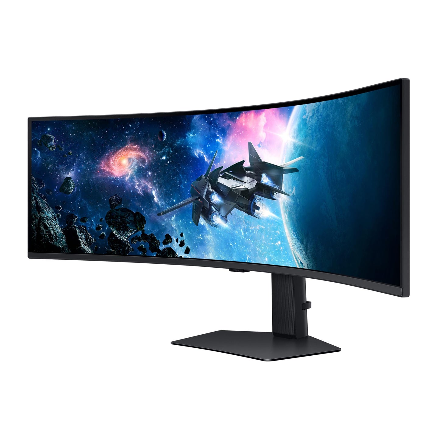 Samsung Odyssey G95C Curved Gaming Monitor, 49 inch, VA panel, 5,120 x 1,440 pixels, VESA DisplayHDR 1,000, HDR10+ Gaming, Freesync Premium Pro, refresh rate 240 Hz, response time 1 ms (G/G) - LS49CG954EUXEN
