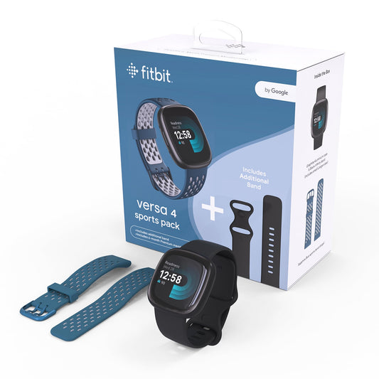 Fitbit Versa 4 Bundle (FB523BKBK-EUBNDL)
