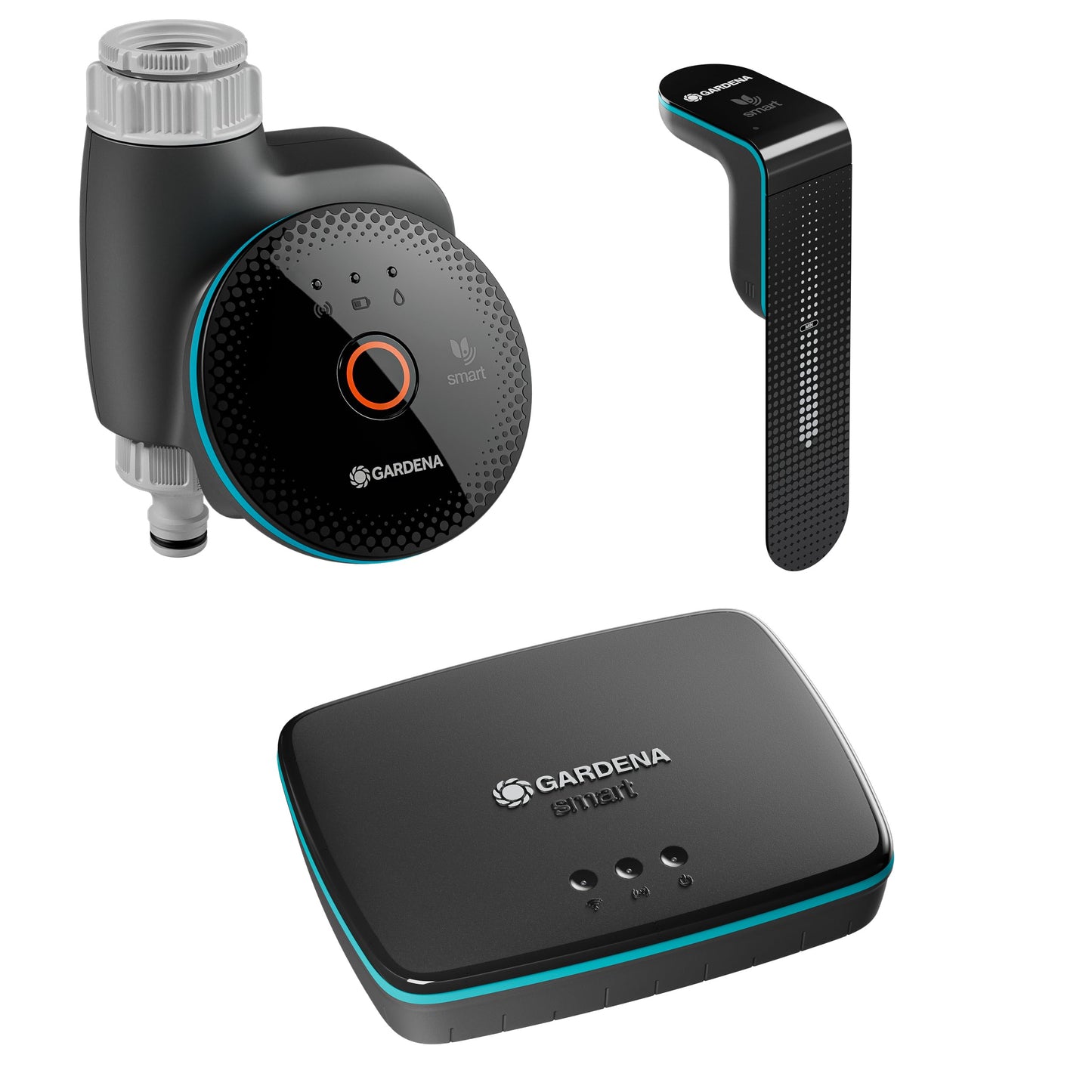 Gardena smart Sensor Control Set irrigation control; smart: data-controlled irrigation*, smart home integration*, soil moisture sensor included, high-quality valve technology (19045-20)
