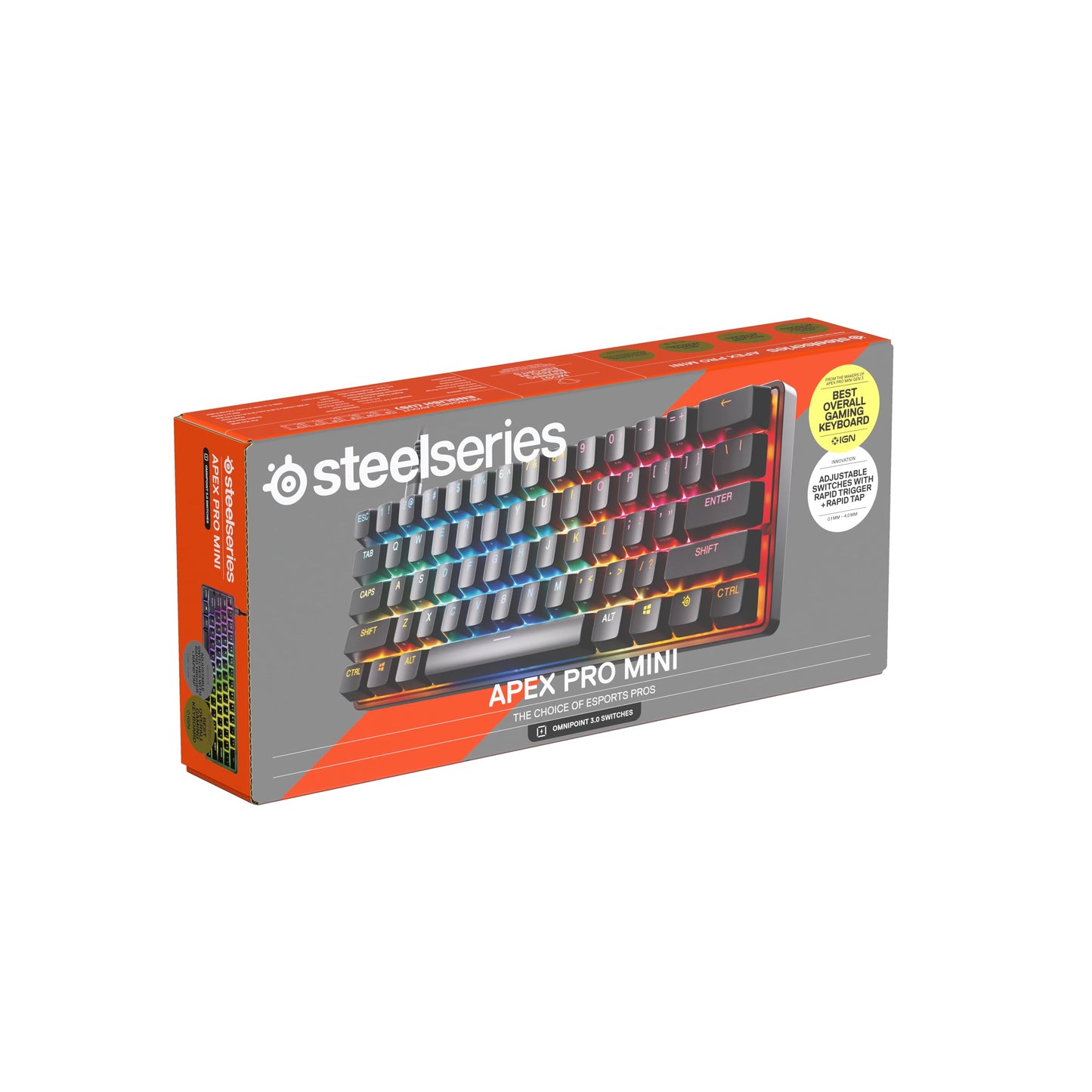 SteelSeries Apex Pro Mini Gen 3 Gaming Keyboard 60 percent - 64917