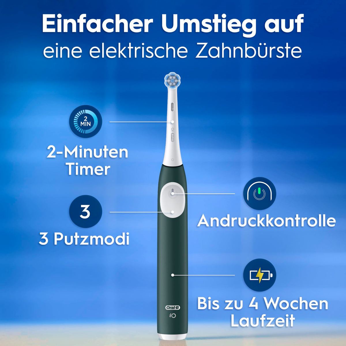 Oral-B iO Series 2 Electric Toothbrush, Green - 8700216615204