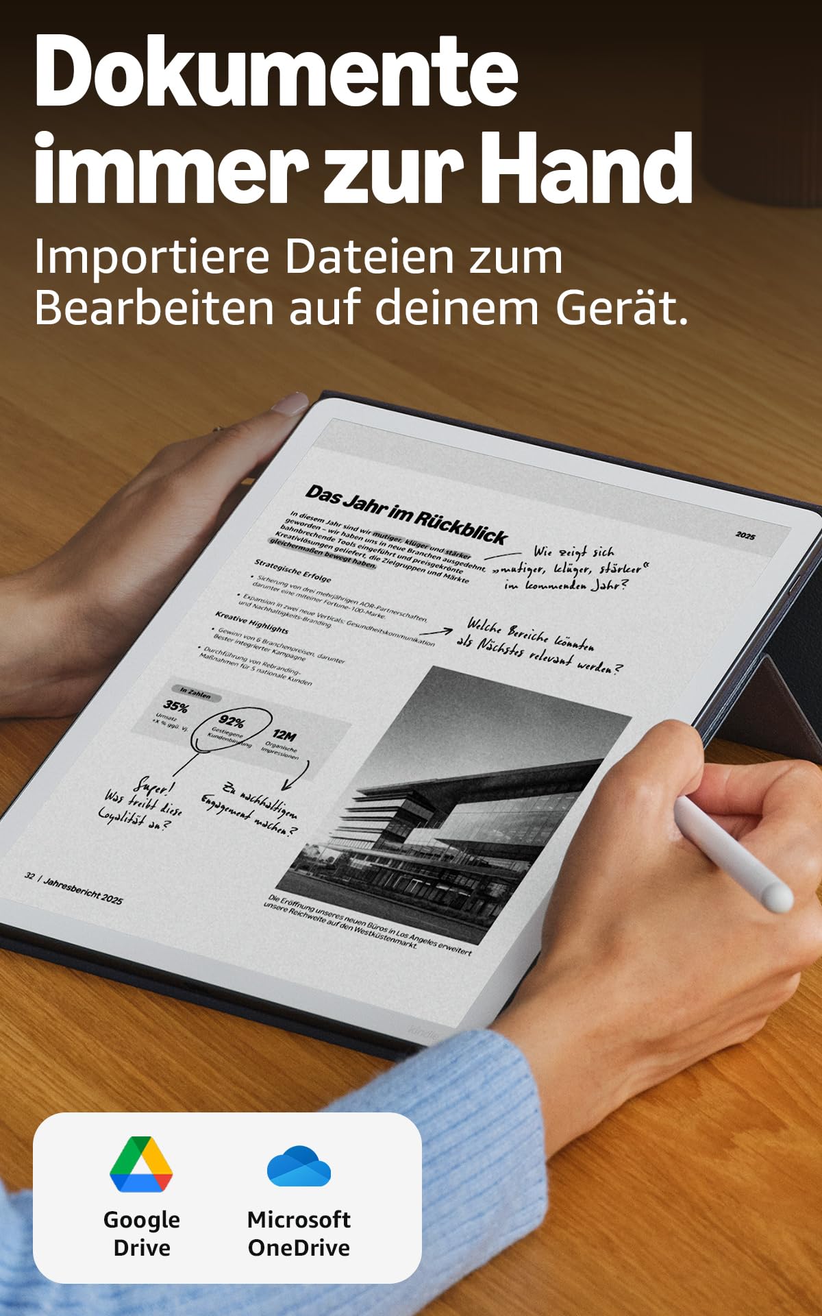 Amazon Kindle Scribe 64GB (latest generation) – 11-inch frontlit display – Thinner, lighter, faster – Write in the integrated notebook, documents and books - PA2MA4