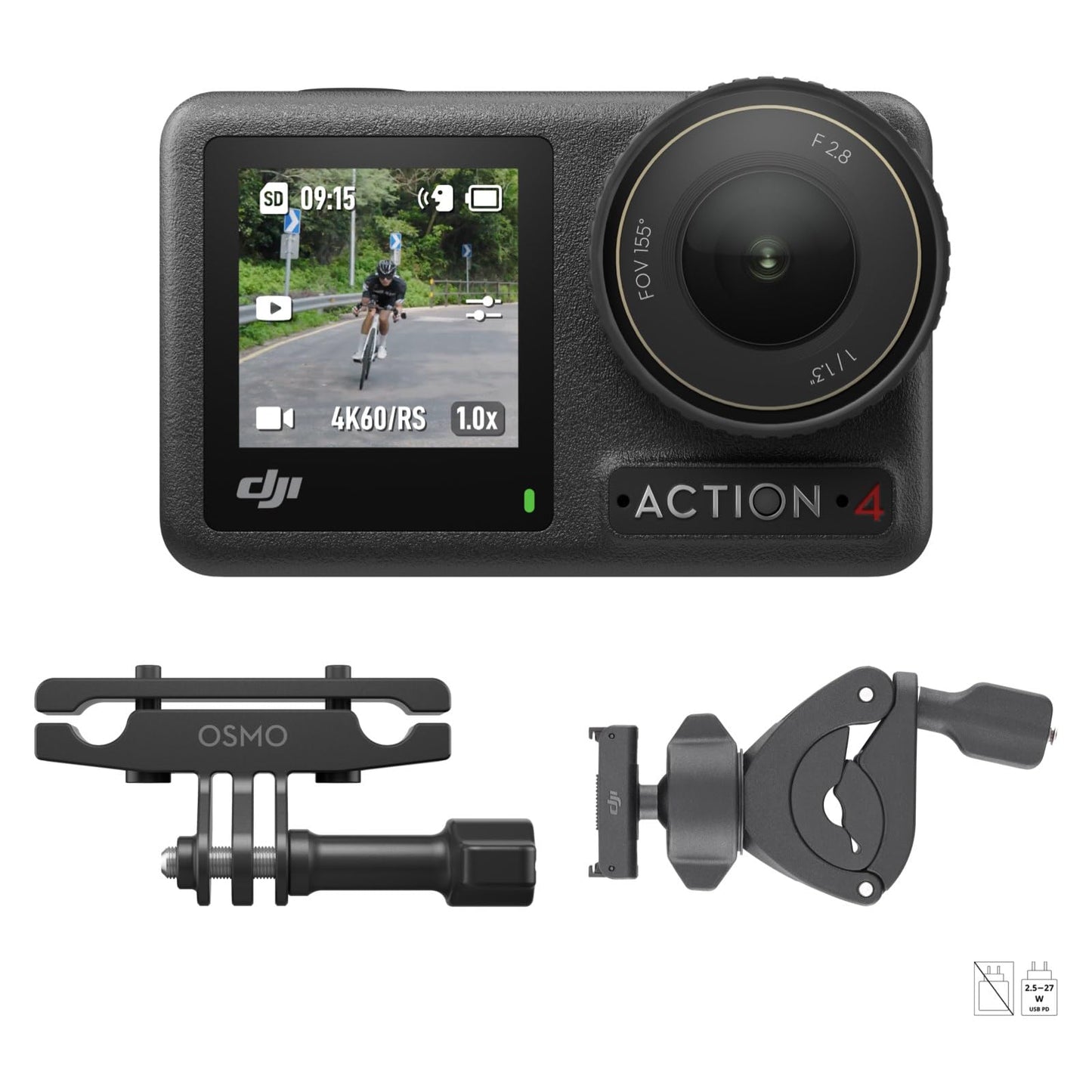 DJI Osmo Action 4 Radrennsport-Combo