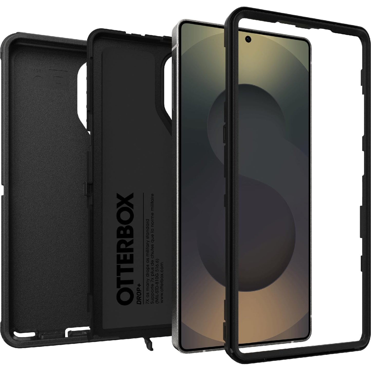 OtterBox Defender Case for Samsung Galaxy S25 Ultra, Shockproof Drop Proof Ultra Heavy Duty Protective Case 7X Military Grade Tested Black - 77-97479
