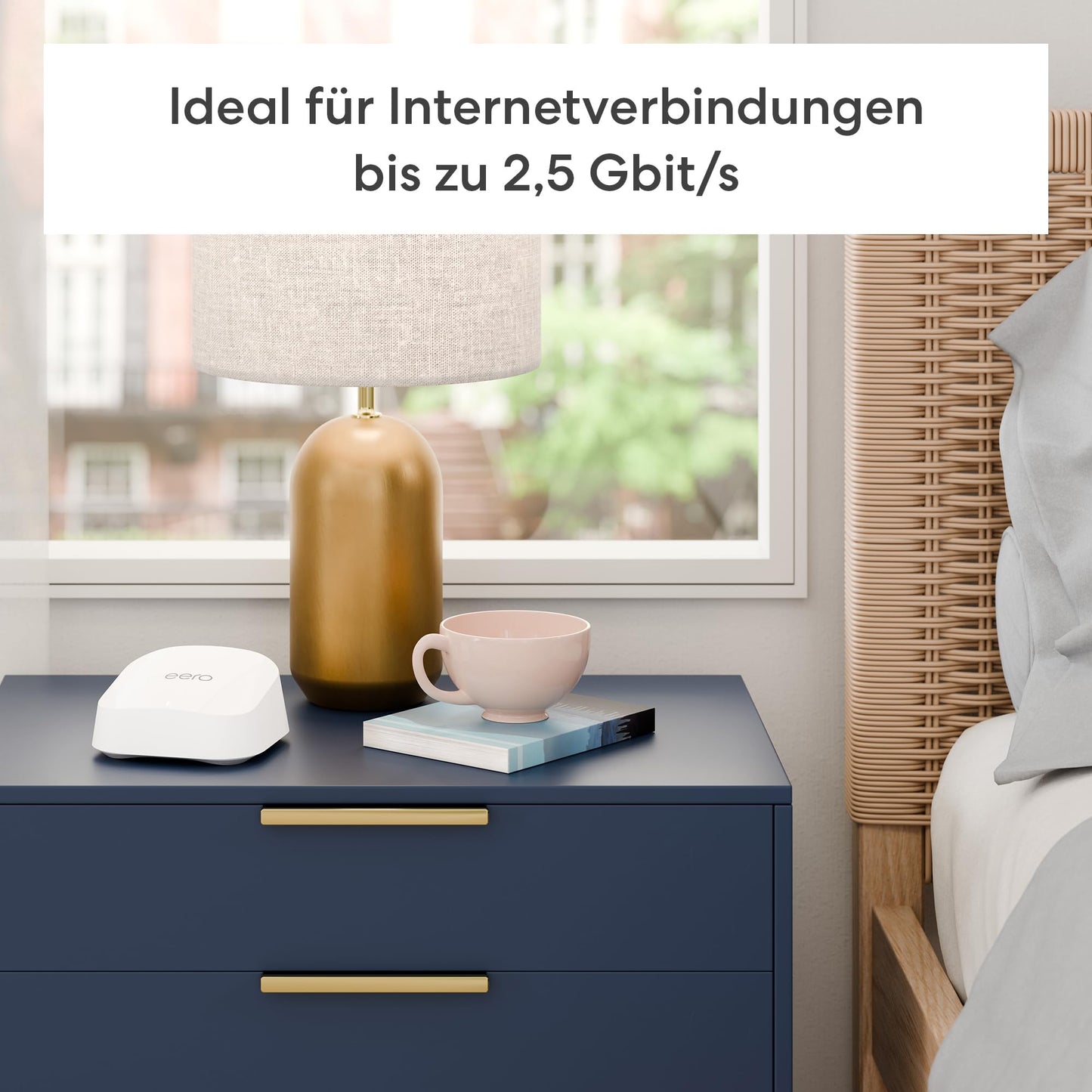 Amazon eero 7 Mesh WiFi Router (Latest Version) | Supports Internet speeds of up to 2.5 Gbps | WiFi coverage up to 560 m² | 3 pack - PA10001