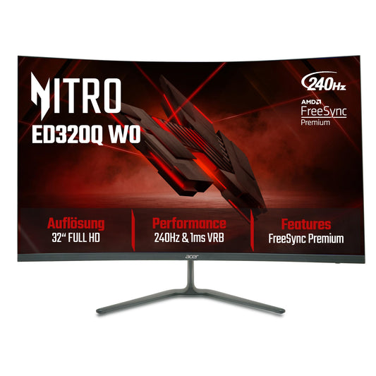 Acer Nitro ED320QW0 Gaming Monitor 32 Inch (80 cm) Full HD 240Hz