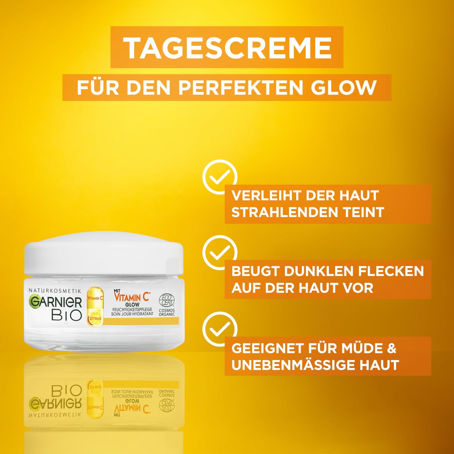 Garnier Vitamin C care set for the face, gift set with micellar cleansing water, sheet masks, anti-dark spot serum & moisturizer, for a radiant complexion, SkinActive, 4 pieces - Glow