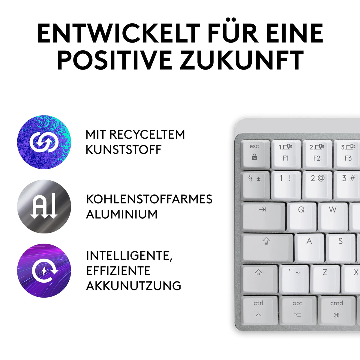 Logitech MX Mechanical Mini pentru Mac, Tastatură wireless cu iluminare - 920-010794
