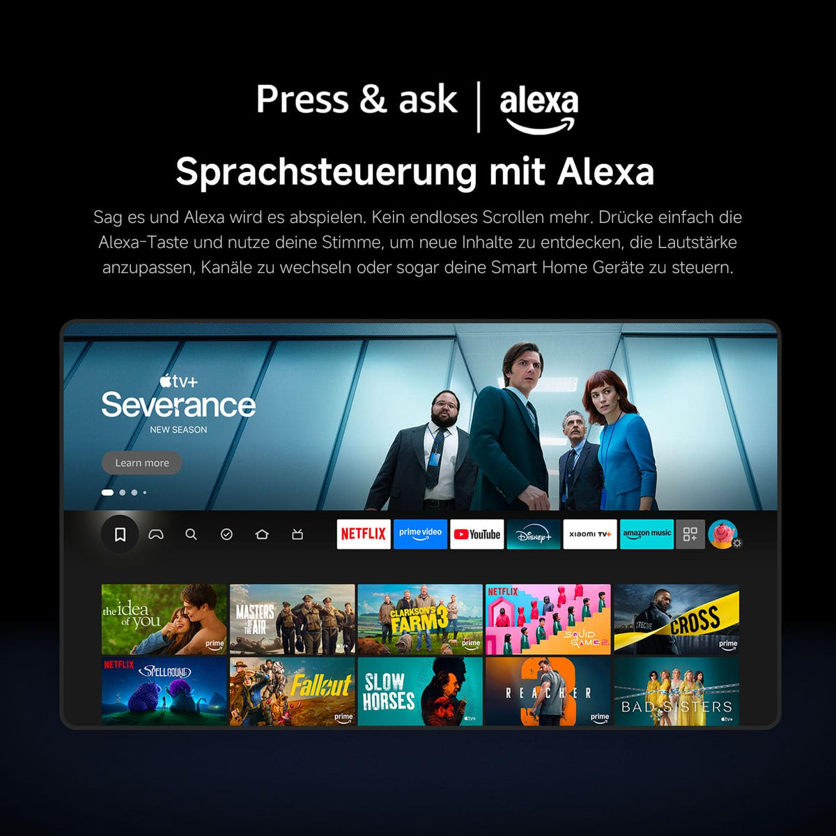 XIAOMI TV 43 Inch 2026, 4K UHD, Smart TV, Fire OS8, HDR10, L43MB-FAVEU - L32MB-FAEU