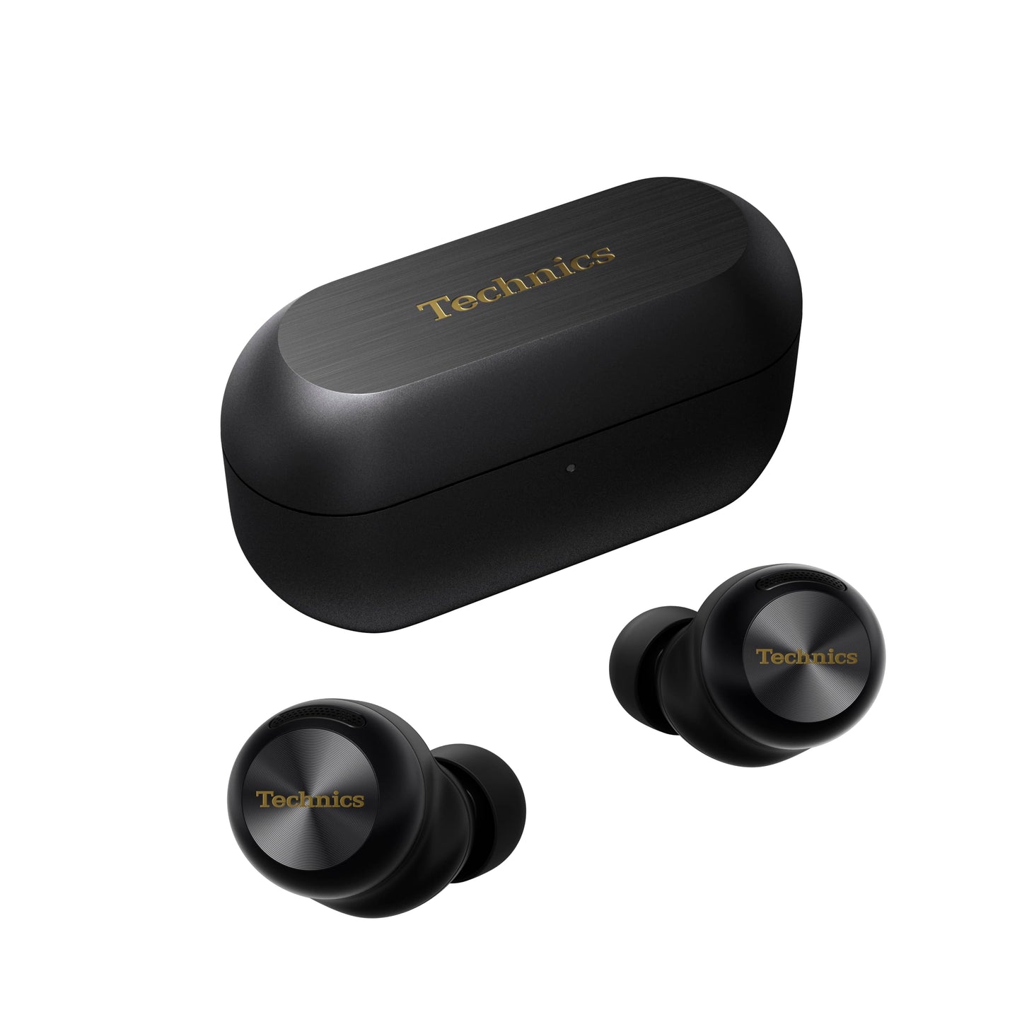 Technics EAH-AZ100E-K Wireless Noise Canceling Headphones, Comfortable In-Ear Headphones, Multipoint Bluetooth, Voice Focus AI, Black