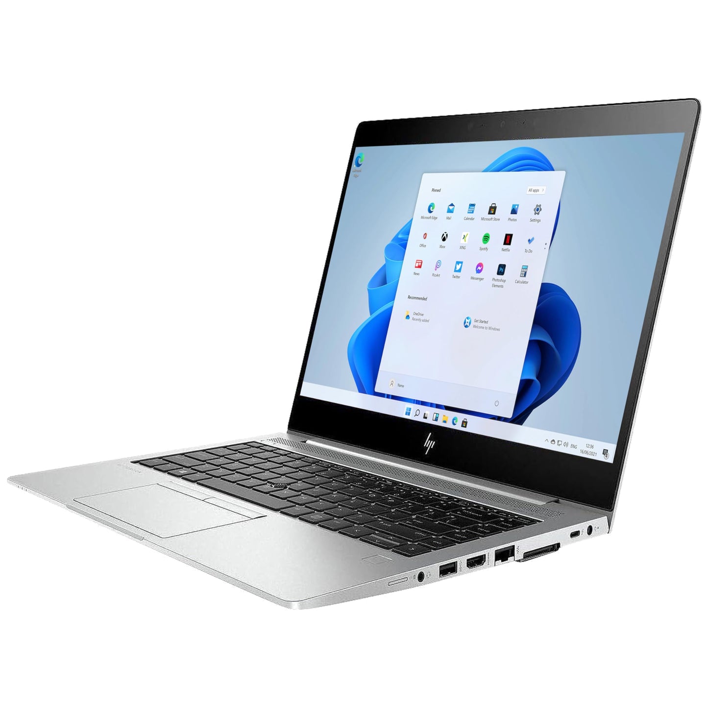 HP EliteBook 840 G6 14" FHD Display, Intel Core i5 8265U 3.90 GHz, 16 GB RAM, 512 GB SSD, Intel UHD Graphics, Silver, Windows 11 (Refurbished)