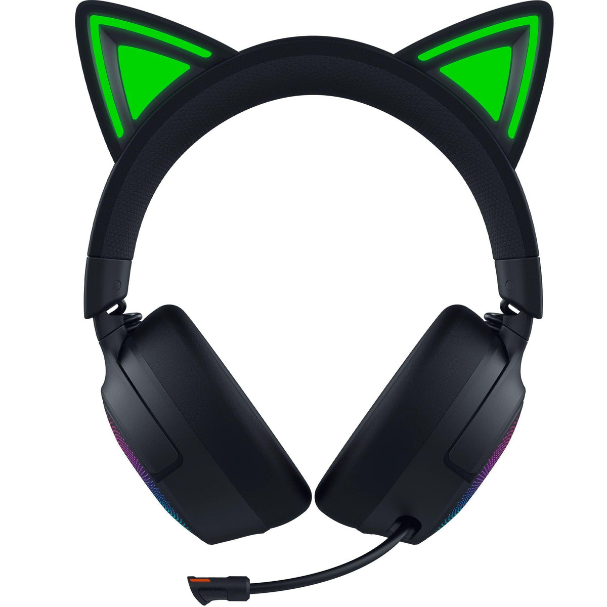 Razer Kraken Kitty V3 Pro - Wireless RGB Kitty Headset for Gaming - Reactive Streaming Cat Ears - Triforce 40mm Drivers - Hyperspeed Wireless & Bluetooth - THX Spatial Audio | Black - RZ04-05170300-R3M1