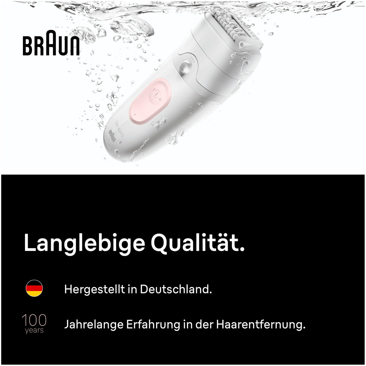 Braun Epilator pentru femei Silk·épil 5, Ladyshaver, 5-251, Roz - SE5-251