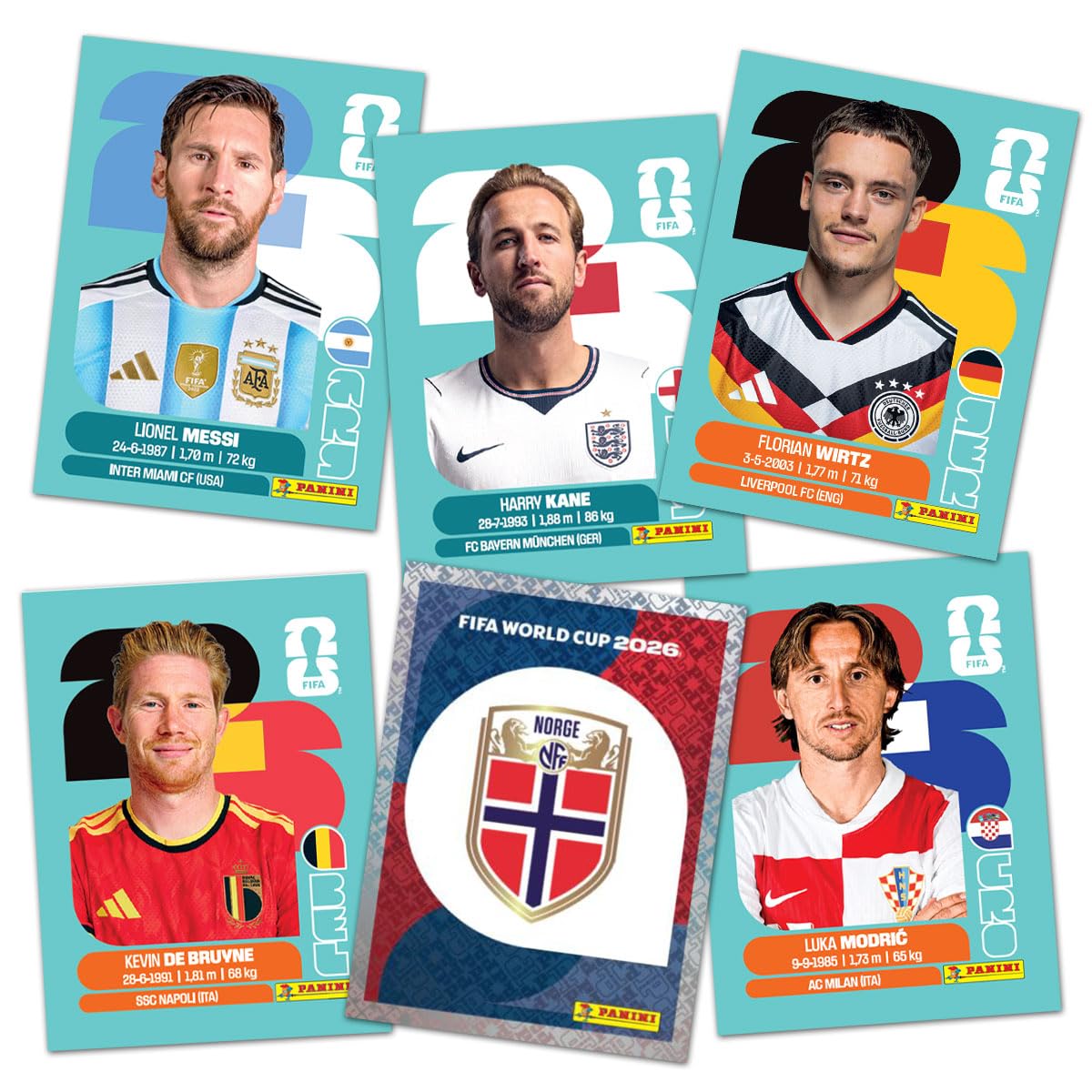 Panini - Colecție oficială de autocolante FIFA World Cup 2026™ (Cutie cu 100 de pungi) - 005460