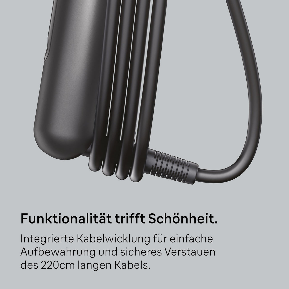 Braun Hair Dryer HD4.2 – Lightweight high-performance hair dryer with diffuser and styling nozzle for all hair types, Super IONTEC technology, 2100W, 3 temperature settings and 3 speeds, Black-Grey, BRHD425E