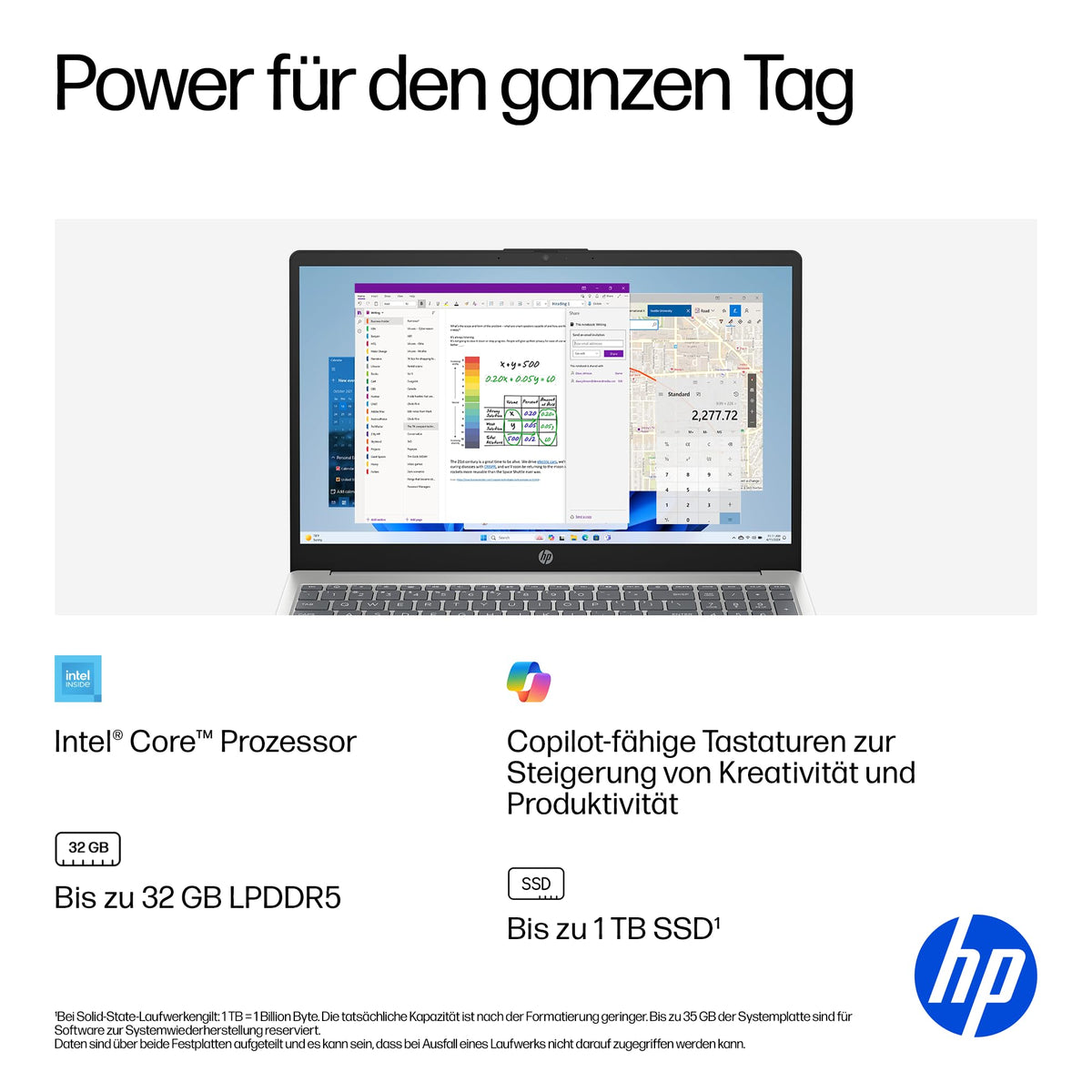 HP Laptop, 15.6" FHD, Intel Core 5, 16GB RAM, 512GB SSD - D7SR9EA#ABD