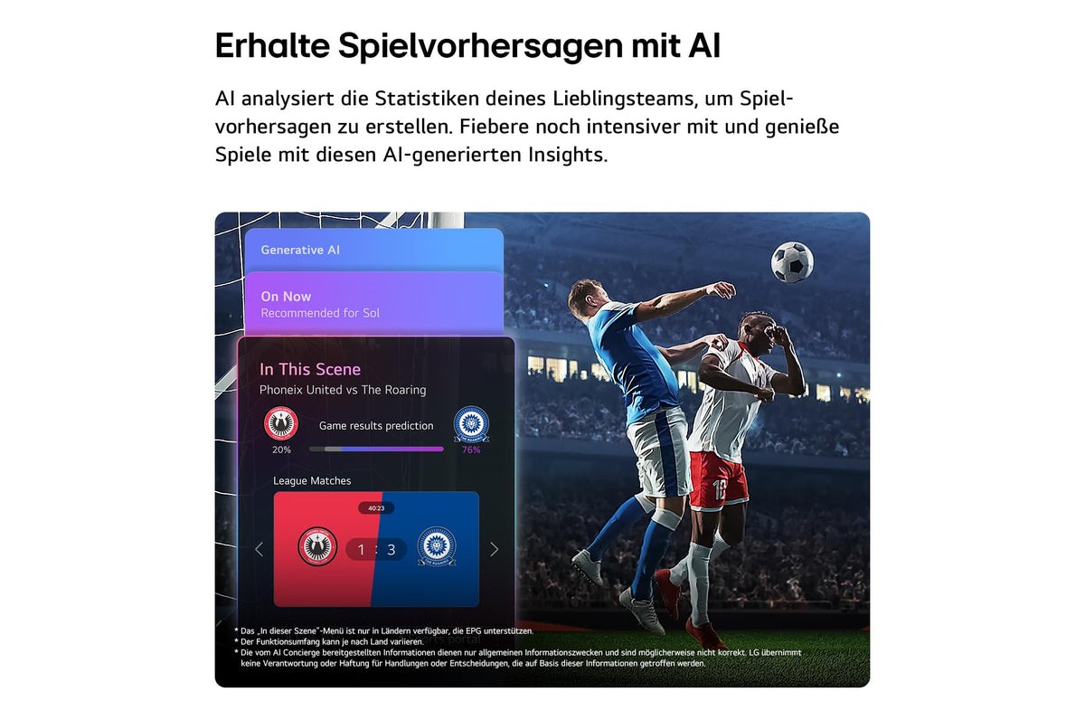 LG 43QNED7EB3C TV 43 Zoll, 1090 Mm, 4K QNED Mini LED AI, α7 Gen9 Prozessor, webOS 26, 60Hz, VRR, Modelljahr 2026