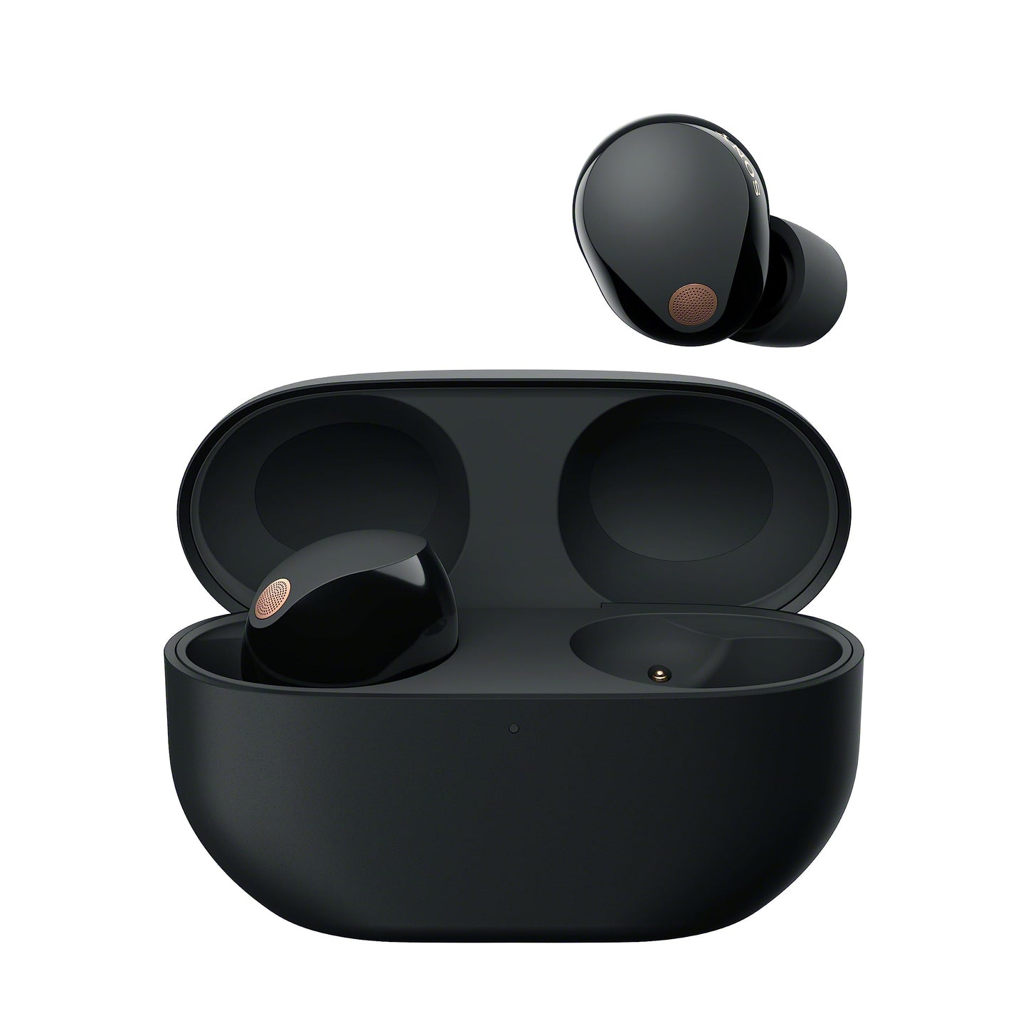 Sony WF-1000XM5 Wireless Noise Canceling Headphones, Bluetooth, In-Ear Headphones, Microphone, Up to 24 Hour Battery Life, Quick Charge Function, IPX4, iOS & Android Compatible - Black, Small - YY2963