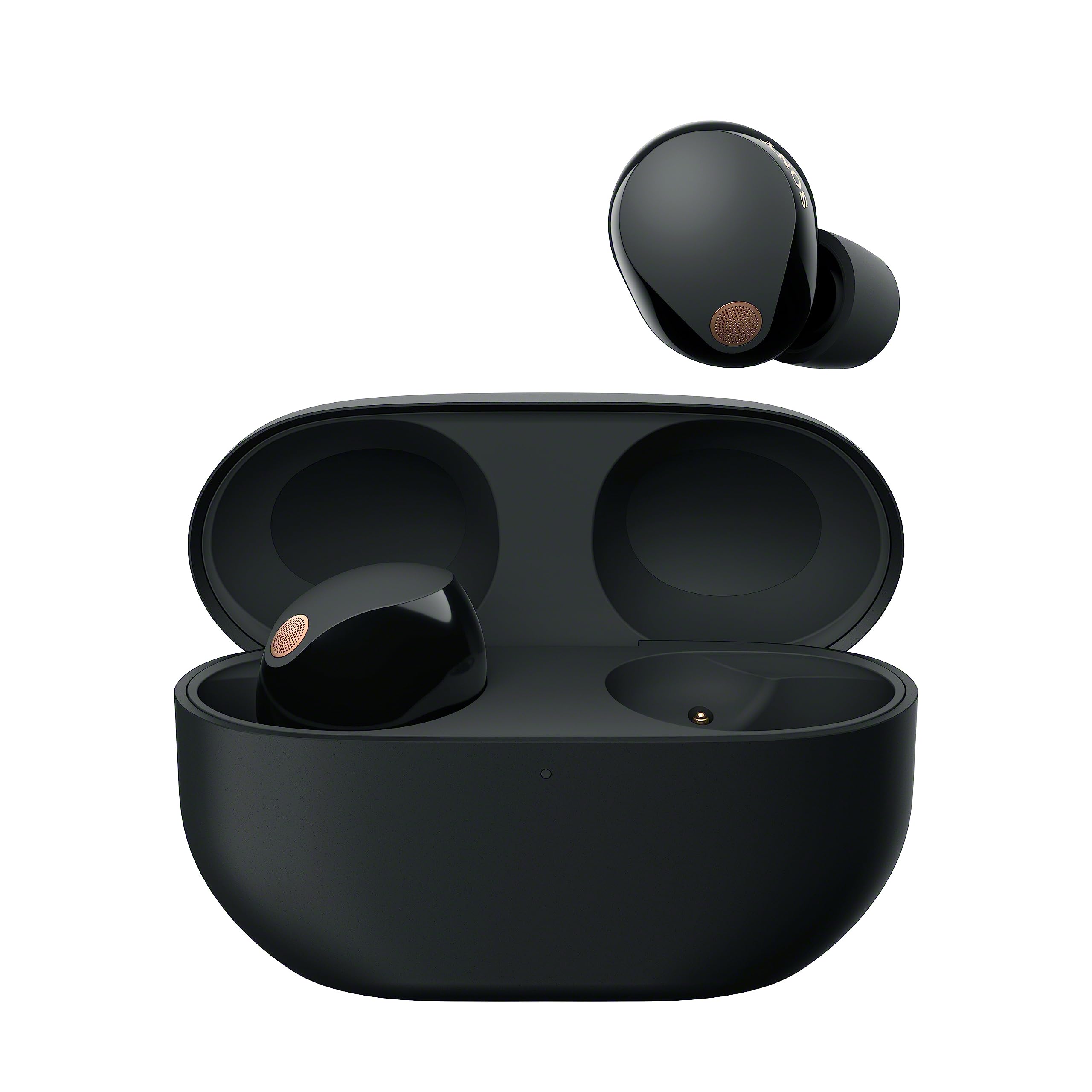 Sony WF-1000XM5 Wireless Noise Canceling Headphones, Bluetooth, In-Ear Headphones, Microphone, Up to 24 Hour Battery Life, Quick Charge Function, IPX4, iOS & Android Compatible - Black, Small - YY2963