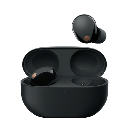 Sony WF-1000XM5 Wireless Noise Canceling Headphones, Bluetooth, In-Ear Headphones, Microphone, Up to 24 Hour Battery Life, Quick Charge Function, IPX4, iOS & Android Compatible - Black, Small - YY2963