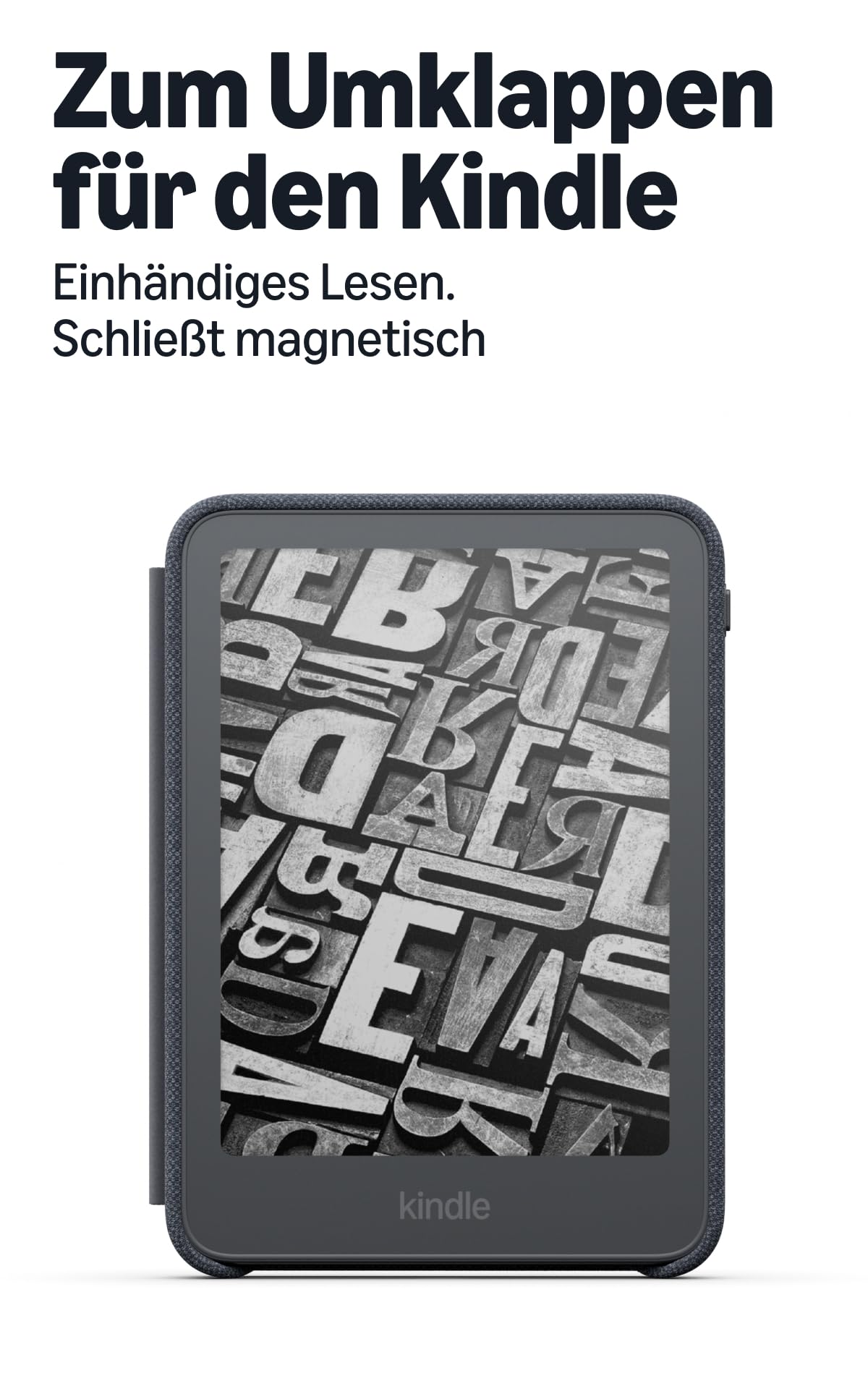 Noua husă pentru Amazon Kindle, subțire și ușoară, husă pliabilă, țesătură textilă - 53-104507