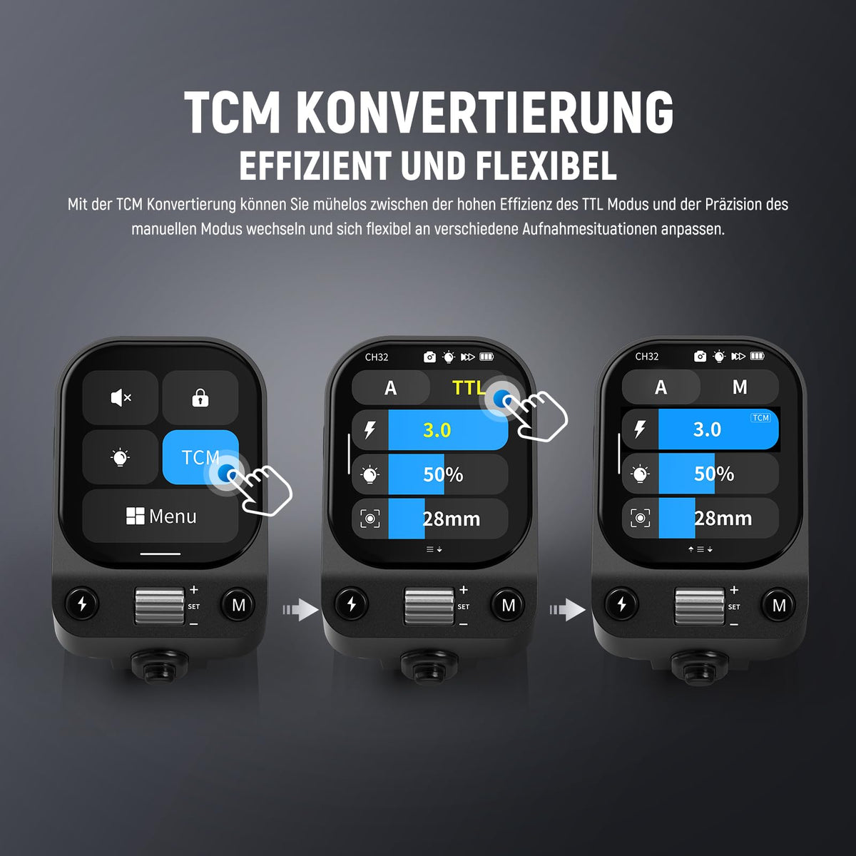 NEEWER QZ-S 2,4G TTL Funk Blitz Flash Auslöser compatibil cu Sony Godox