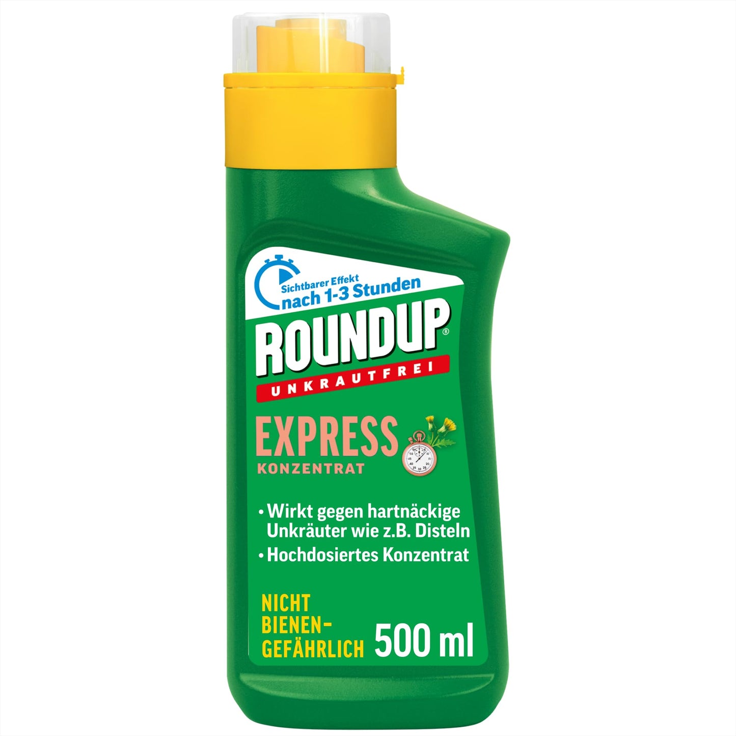 Roundup Weed Free Express Concentrate 500ml against weeds in the garden - 32861