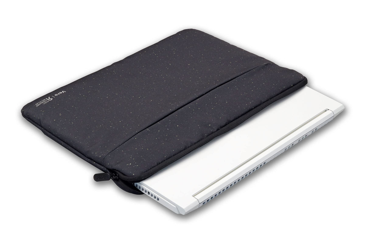 Acer Vero Husa pentru laptop - Geantă pentru laptop de 15.6 inch, Notebook, Tabletă, Geantă pentru laptop, din 100% material RPET, protecție împotriva murdăriei și a daunelor prin șoc, buzunar frontal, negru - GP.BAG11.02X