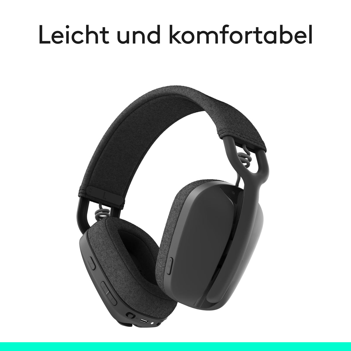 Logitech Zone Vibe 100 Lightweight Wireless Over-Ear Headphones - 981-001213