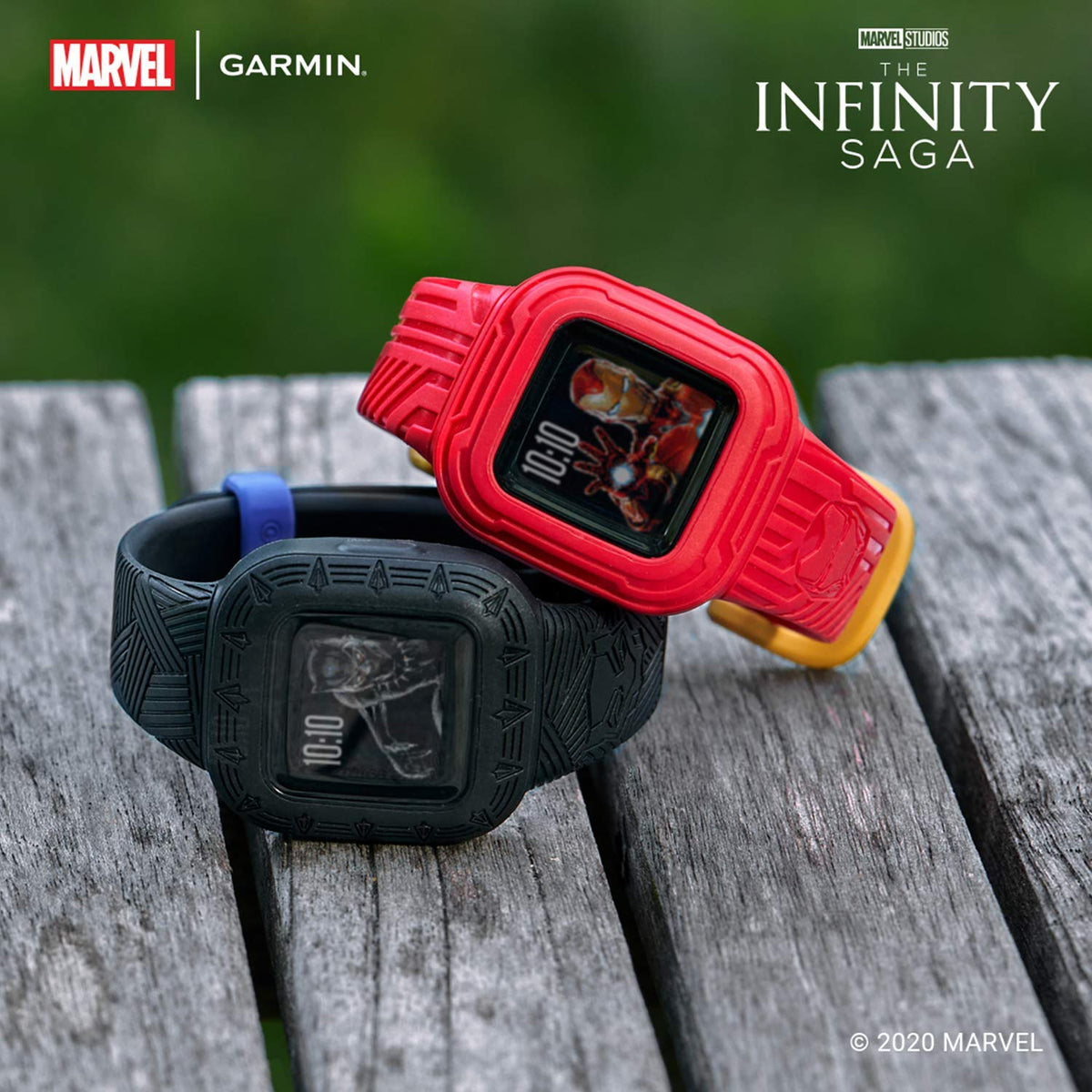 Garmin vívofit jr. 3, Activity Tracker for Kids, Marvel Black Panther - 010-02441-10