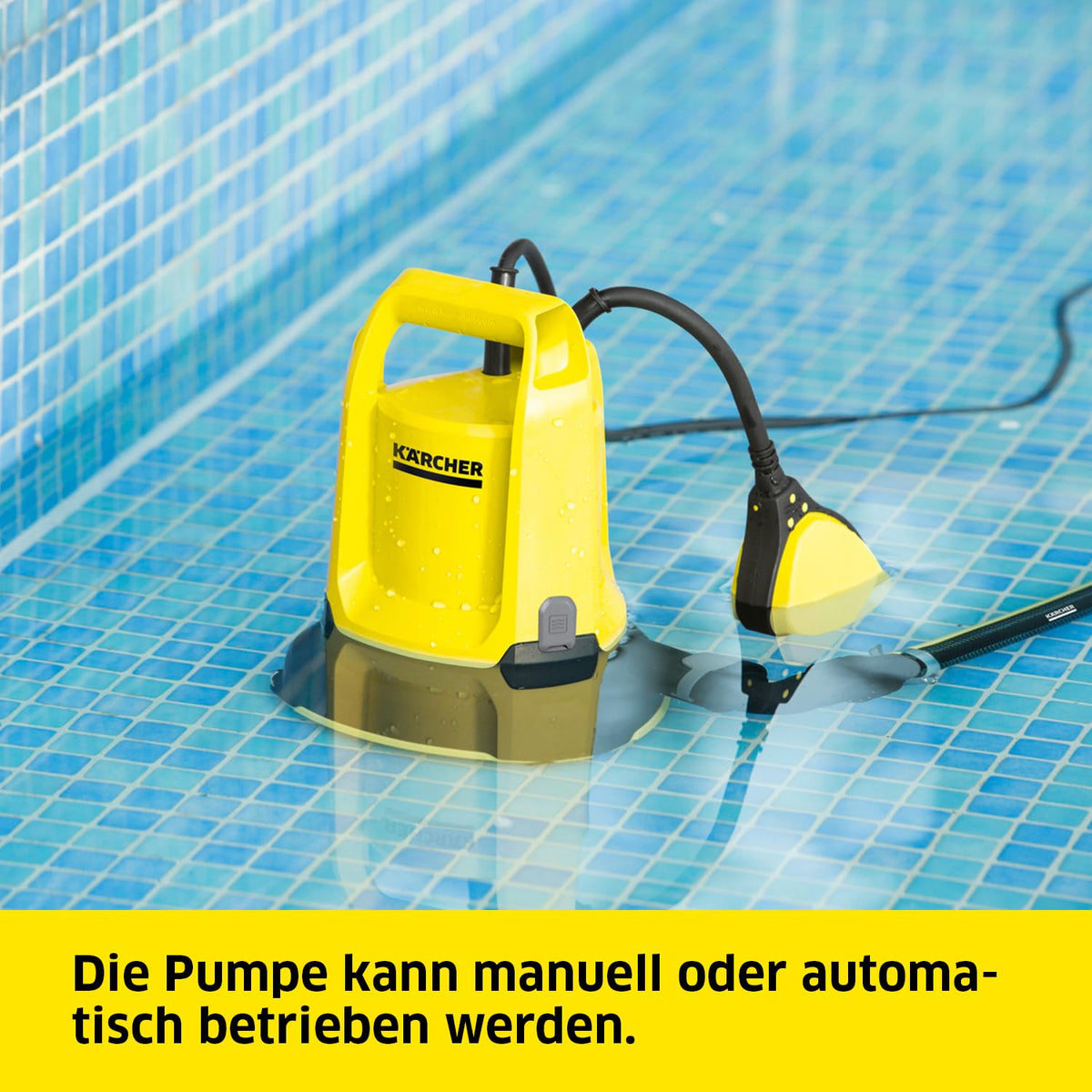 Kärcher SP 9.000 Flat Submersible Pump, Flow Rate: 9,000 l/h - 1.645-810.0