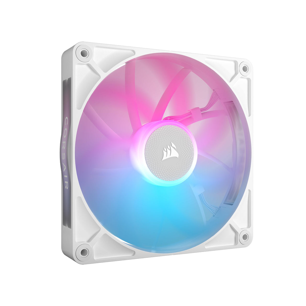 CORSAIR iCUE LINK RX140 RGB ventilator PWM de 140mm – pachet individual, alb - CO-9051023-WW