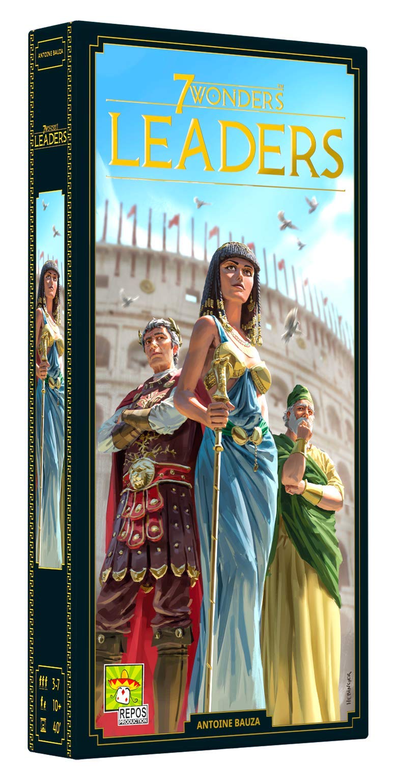 Asmodee | Repos Production | 7 Wonders – Leaders | Extension | Connoisseur game | Strategy game | 3-7 players | From 10+ years | 30+ minutes | German - RPOD0023