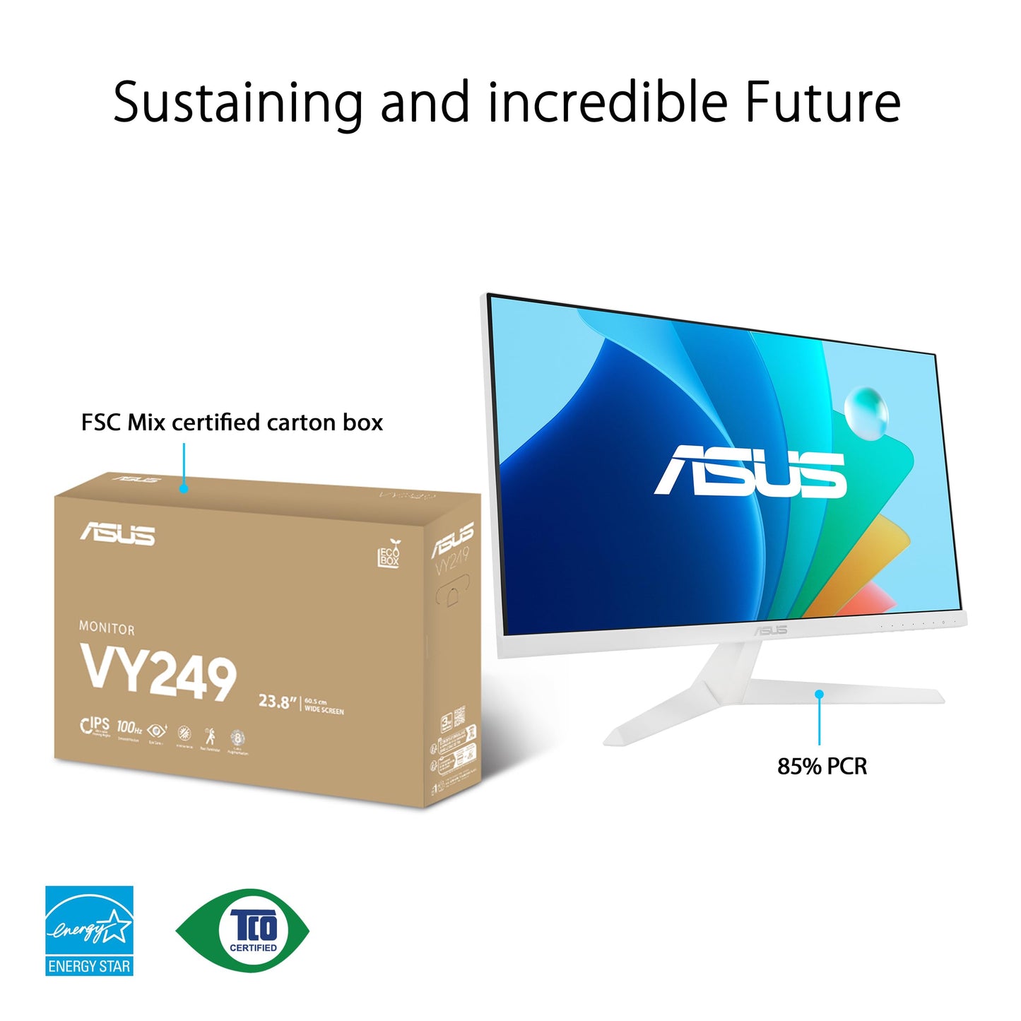 ASUS Eye Care VY249HF-W - 90LM06A4-B03A70