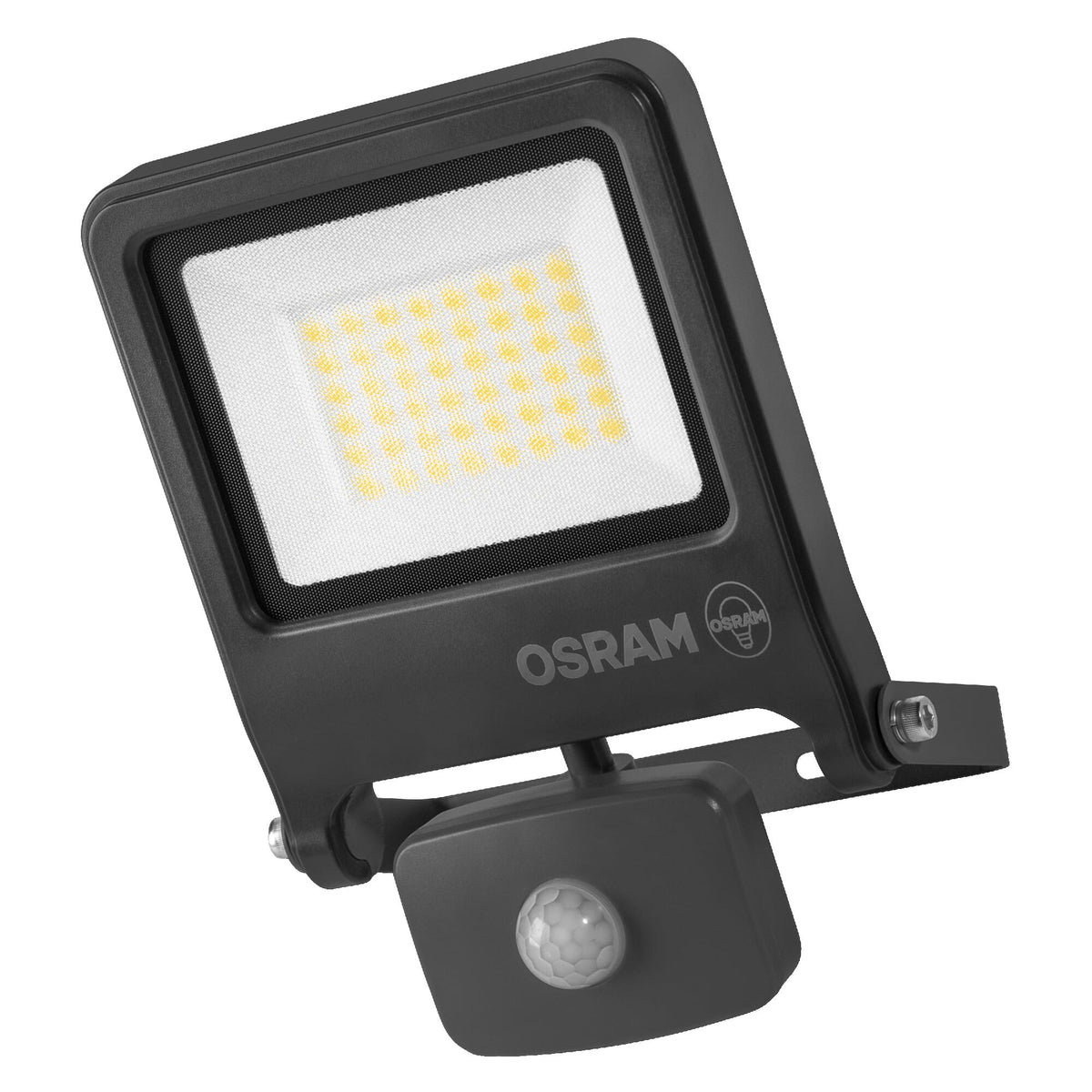 Osram ENDURA Flood Sensor Outdoor Spotlight 30W 3000K Grey IP65 - 4099854659553