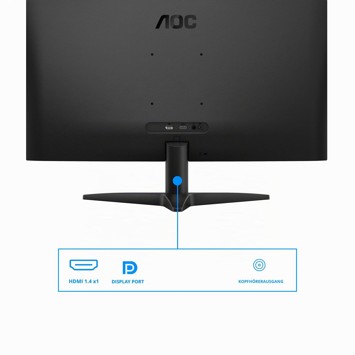 AOC 27B36X Monitor de gaming FHD de 27 inch, 144Hz, panou IPS, 4ms GtG, HDR10, (1920x1080 HDMI 1x 1.4) negru